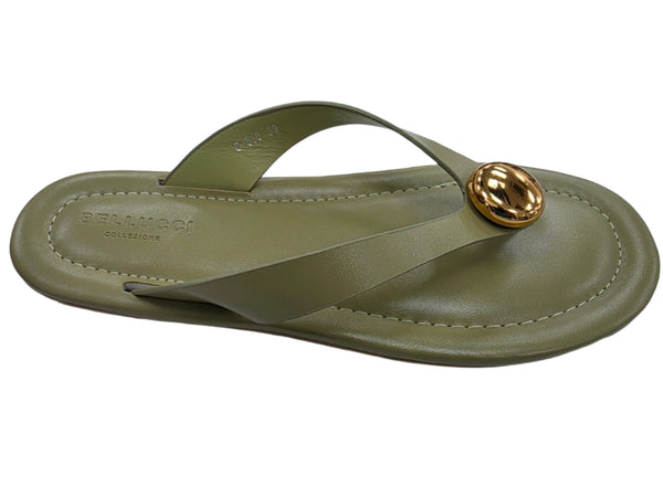 C-810 WOMEN TOE POST GOLD STUD LADIES SANDLAS