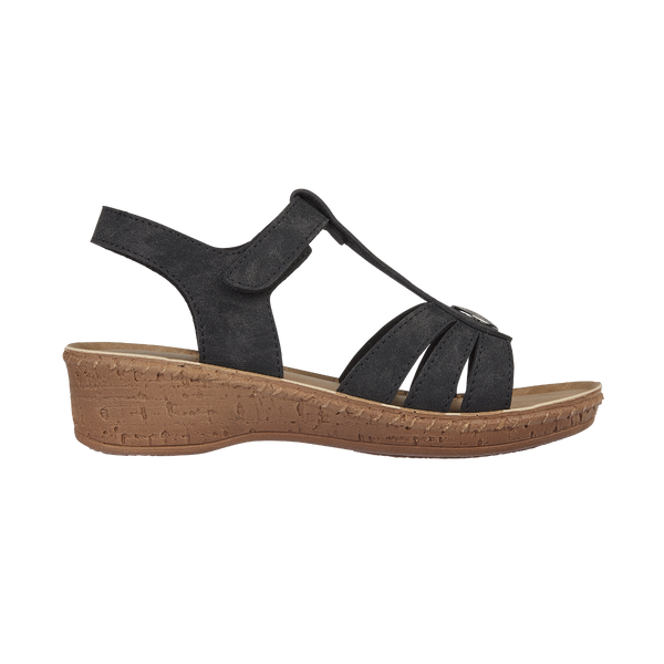 ST KITTS BLACK LADIES SUMMER SANDALS
