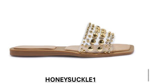 HONEYSUCKLE1 LADIES CLEAR SUMMER SANDLAS