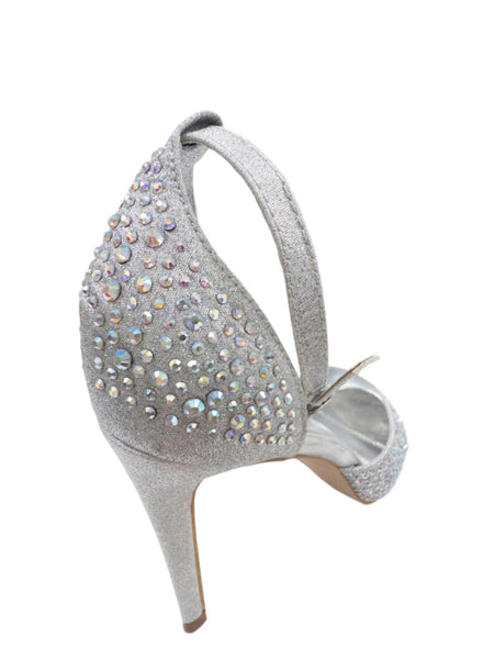 H20412 LADIES PARTY DIAMANTE HEELS