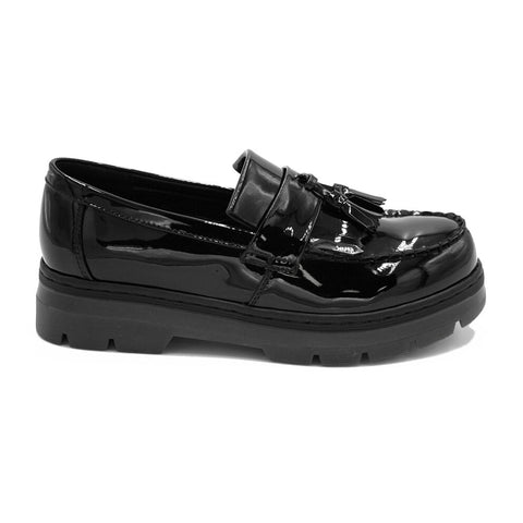 KW7014 TASSLE TRIM LOAFER