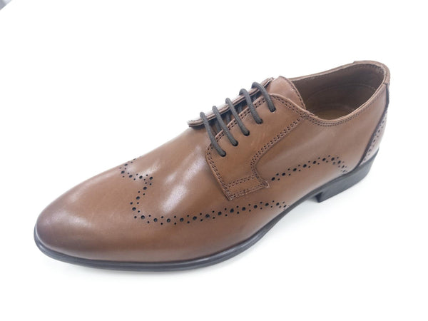 MEN'S ORIGINAL LEATHER FORMAL LACE UP CHARLES DERBY SHOES