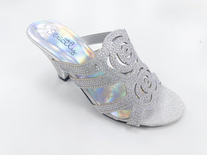 LSA-5026 LADIES PARTY SLIP ON CONE HEELS