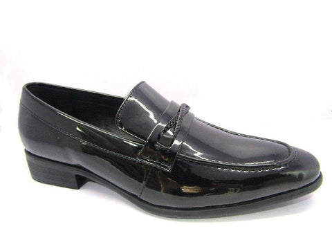 M-1045 MENS BLACK SMART PARTY SHOES