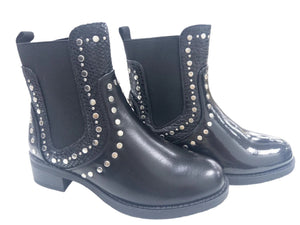 XT9828 LADIES WINTER ANKLE STUDDED BOOTS