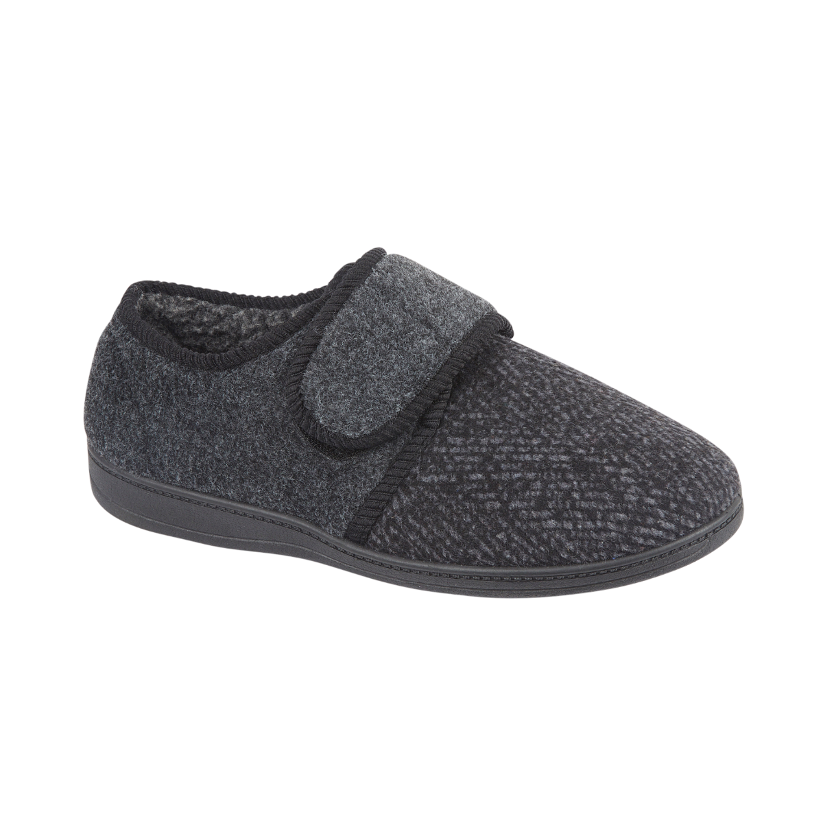 Elliot Charcoal- Mens slippers