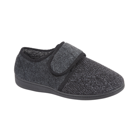 Elliot Charcoal- Mens slippers