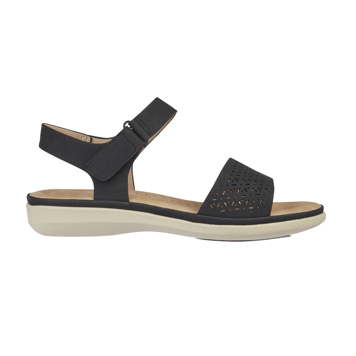 FLORENCE BLACK LADIES SUMMER SANDALS