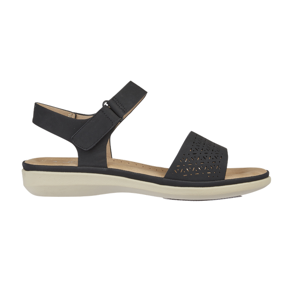 FLORENCE BLACK LADIES SUMMER SANDALS