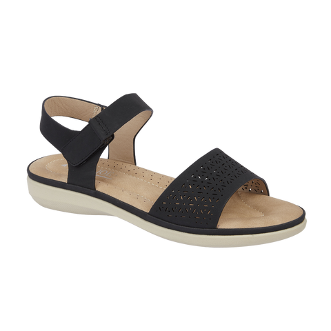 FLORENCE BLACK LADIES SUMMER SANDALS