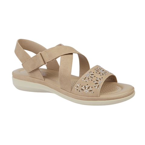 FRAGRANT BEIGE LADIES SUMMER SANDALS