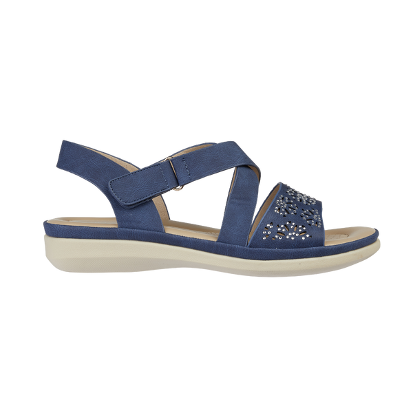 FRAGRANT NAVY LADIES SUMMER SANDALS