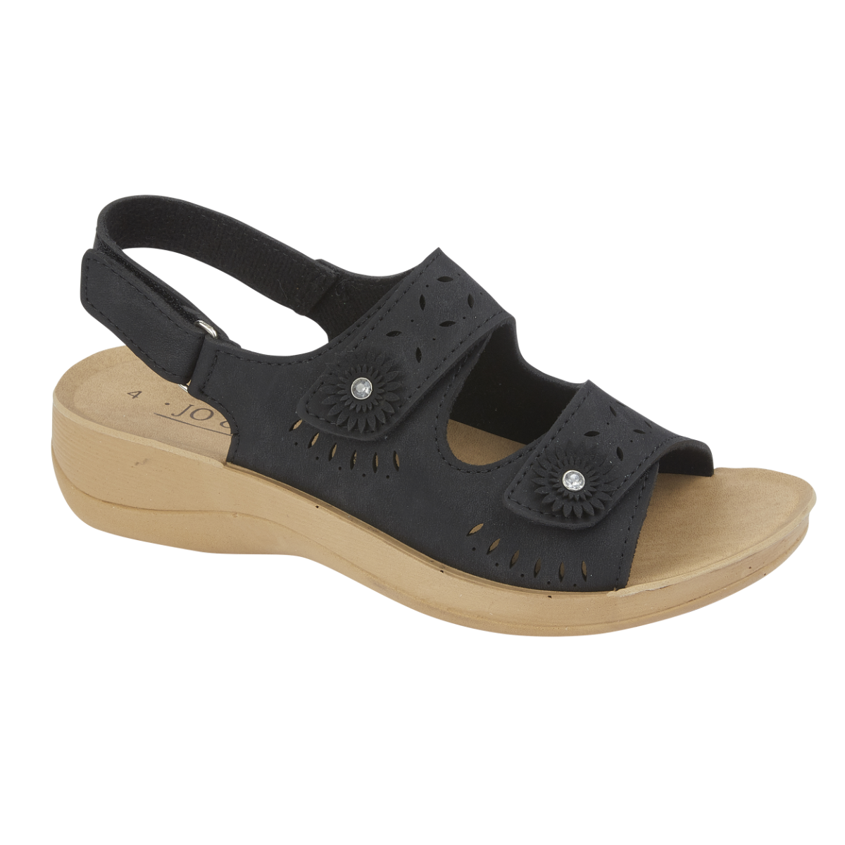 WOMEN GRENADA LADIES BLACK  SUMMER SANDALS