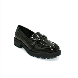 IR5781 BLACK BTS METAL TRIM LOAFER