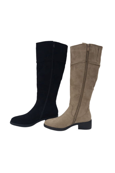 68180  Ladies Tab Pull Long Leg Winter Boots