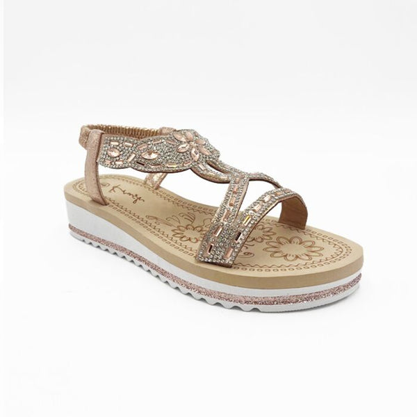 LS8111 LADIES DIAMANTE COMFORT SANDAL