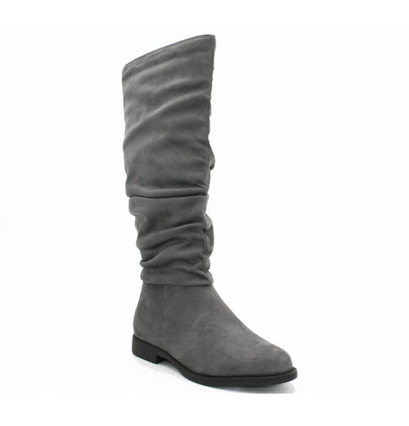 LS8168 LADIES WINTER SUEDE LONG BOOTS