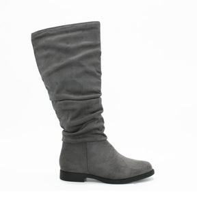 LS8168 LADIES WINTER SUEDE LONG BOOTS