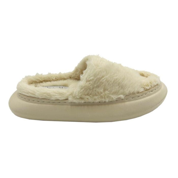 LS8757 LADIES PLUSH FAUX FUR MULE