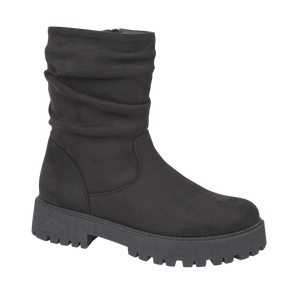 LUISA Ladies ankle slouch boot on chunky outsole winter boots