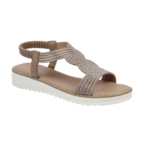 MARIPOSA BEIGE LADIES SUMMER SANDALS