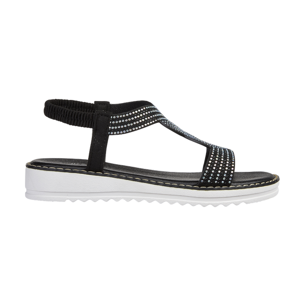 MARIPOSA BLACK LADIES SUMMER SANDALS