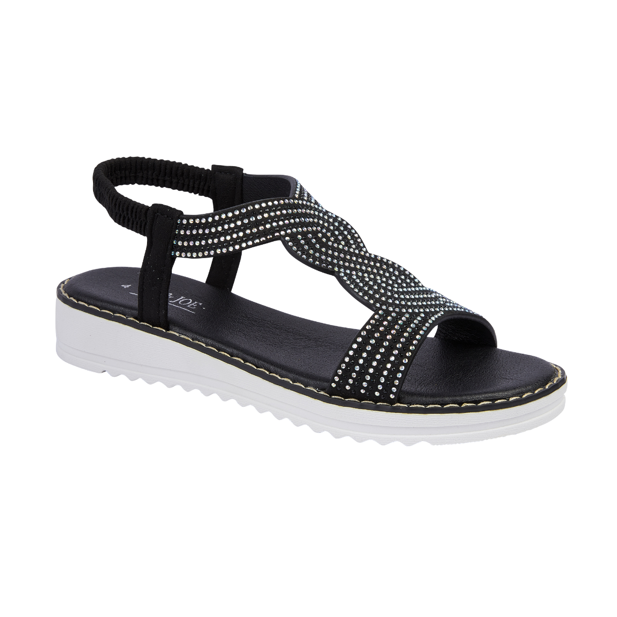 MARIPOSA BLACK LADIES SUMMER SANDALS