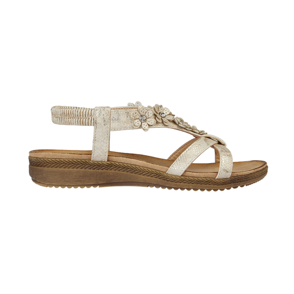 NAPOLI GOLD LADIES SUMMER SANDALS