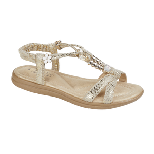 OPHELIA GOLD LADIES SUMMER SANDALS