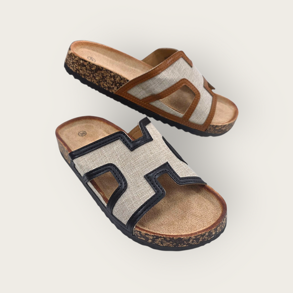 S0-034 Women  Ladies Slip On Mule Sandals i