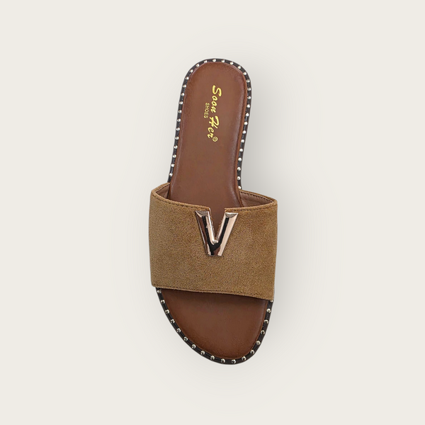 Women HXD-23 Ladies Slip On Mule Sandals