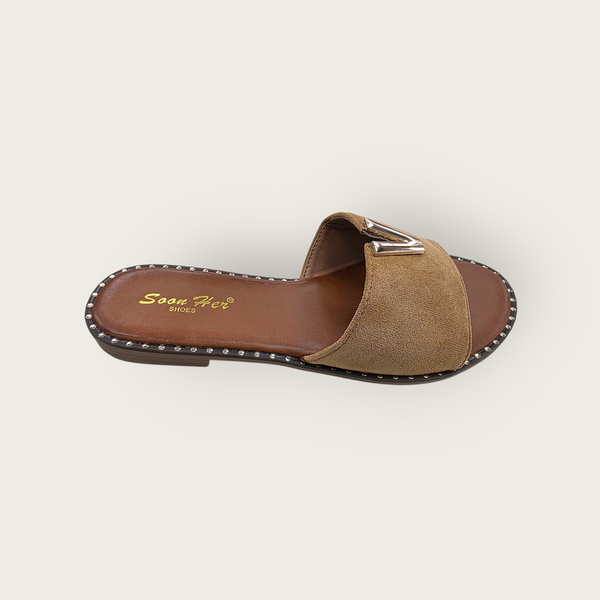 Women HXD-23 Ladies Slip On Mule Sandals