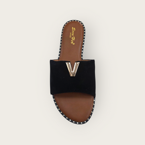 Women HXD-23 Ladies Slip On Mule Sandals