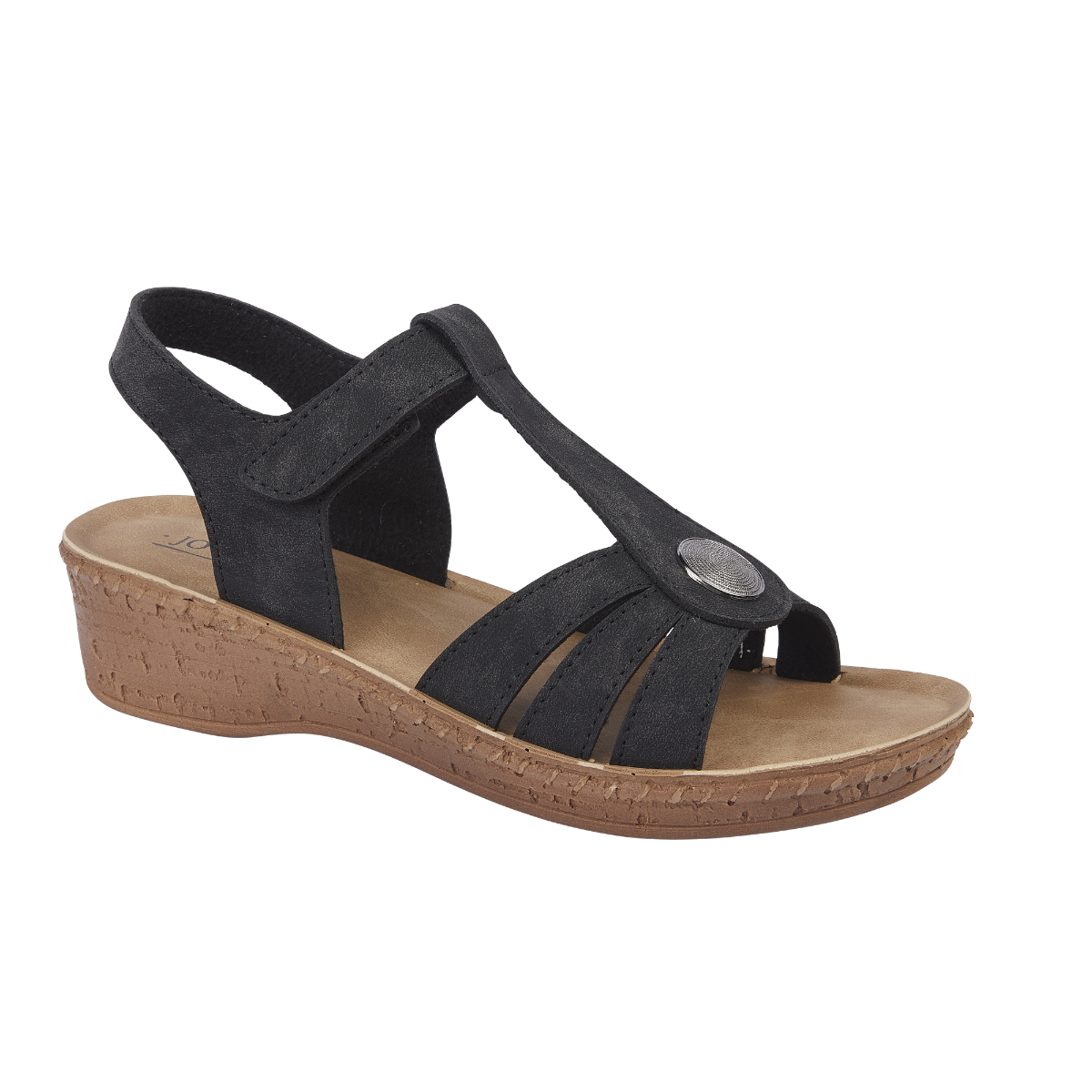 ST KITTS BLACK LADIES SUMMER SANDALS