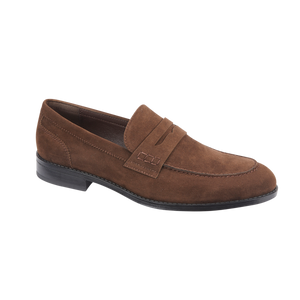 WOODSTOCK -  MENS slip on loafer with saddle.
