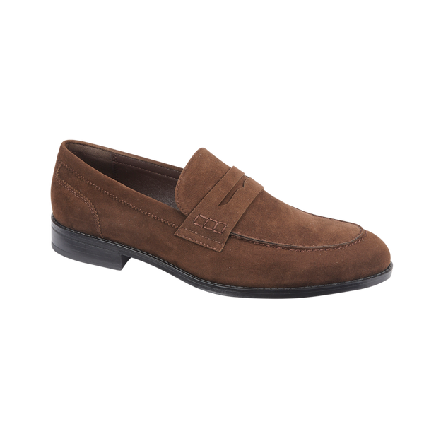 WOODSTOCK -  MENS slip on loafer with saddle.