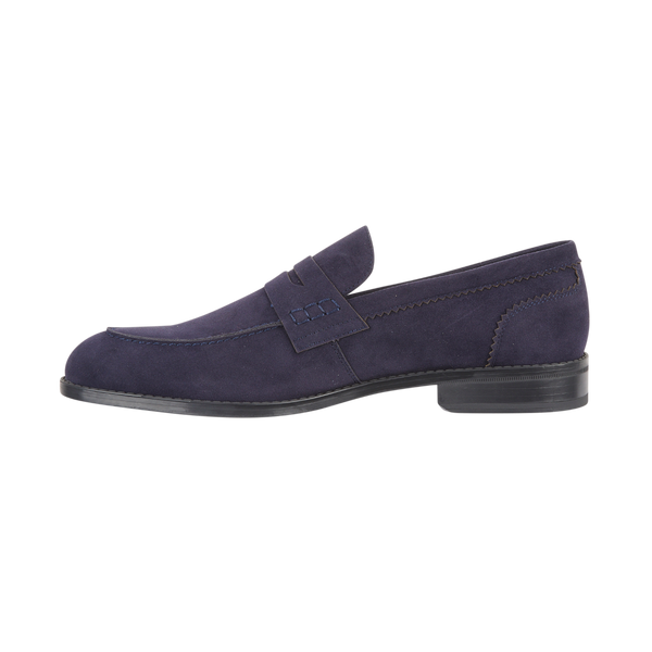 WOODSTOCK -  MENS slip on loafer with saddle.