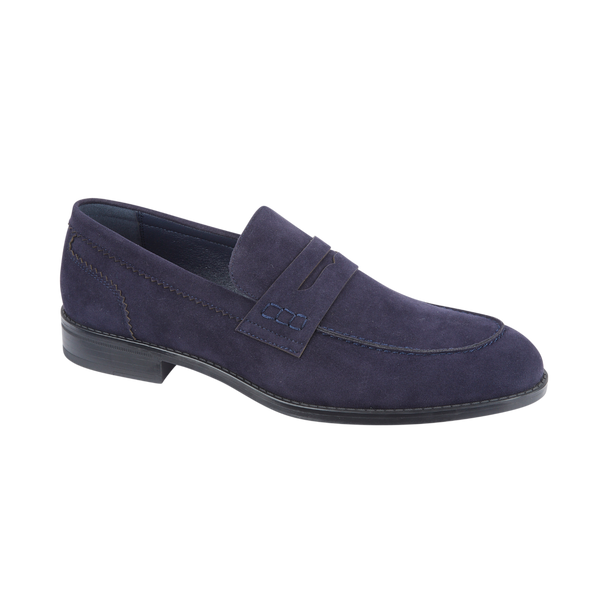 WOODSTOCK -  MENS slip on loafer with saddle.