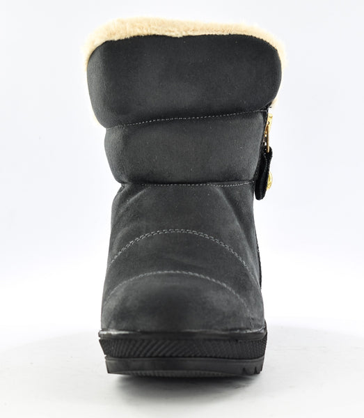 Ladies Winter Courchevel Comfy Snug Ankle Boots