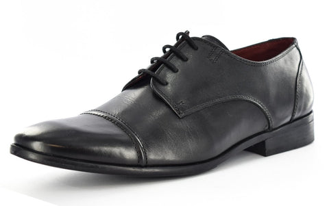 MENS ORIGINAL LEATHER ROUND TOE SMART OXFORD SHOES