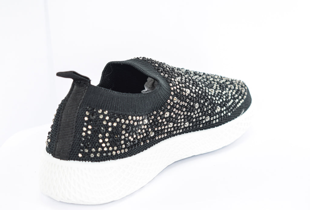 Ladies embellished sale trainers