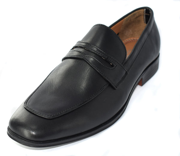 MENS SMART PENNY LEATHER FORMAL/CASUAL SLIP ON LOAFERS