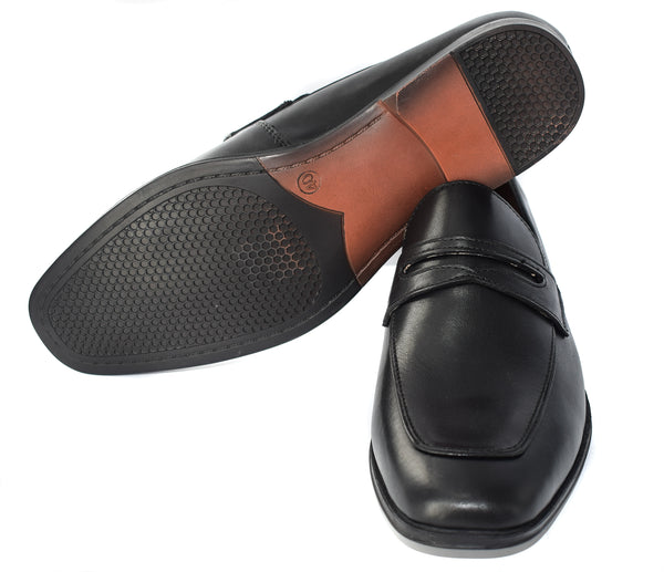 MENS SMART PENNY LEATHER FORMAL/CASUAL SLIP ON LOAFERS