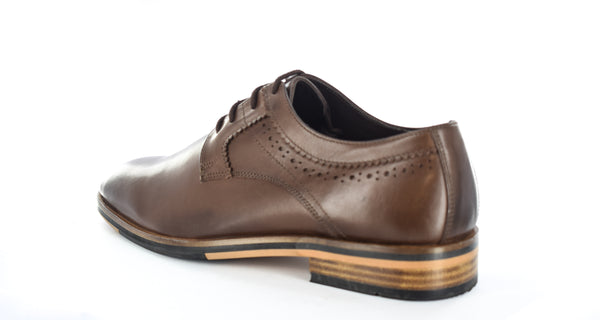 Mens Orignal Leather Formal Laceup Shoes Brown