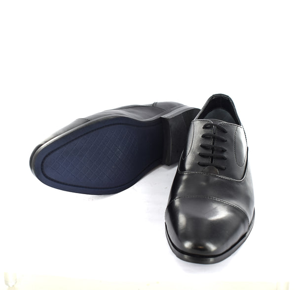 MENS FORMAL TOE CAP STITCH DETAIL LEATHER FORMAL /CASUAL SHOES