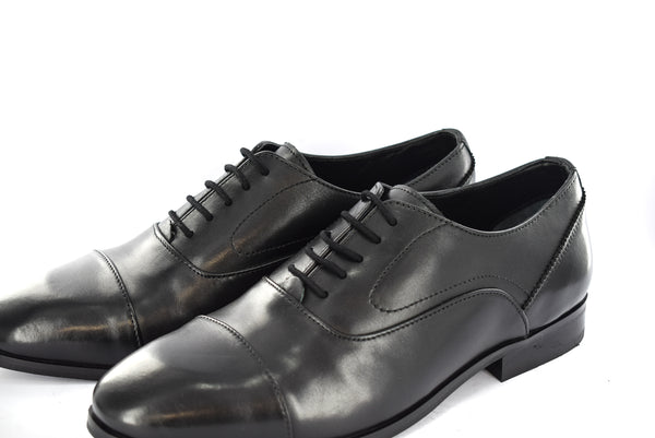 MENS FORMAL TOE CAP STITCH DETAIL LEATHER FORMAL /CASUAL SHOES