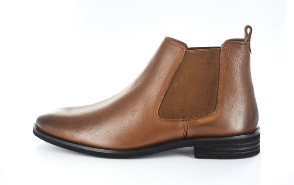 Men's Brown Leather Chelsea Boots