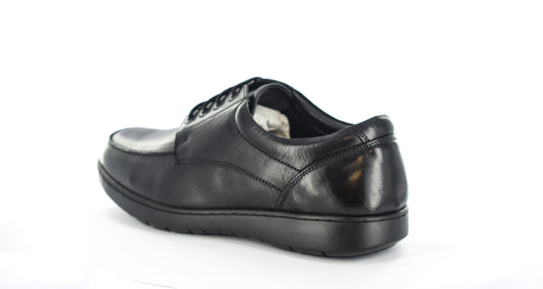 Mens Black Orignal Leather Formal Laceup Shoes