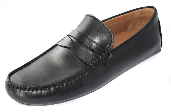 MENS GENUINE LEATHER FORMAL/CASUAL SLIP ON LOAFERS/MOCCASIN