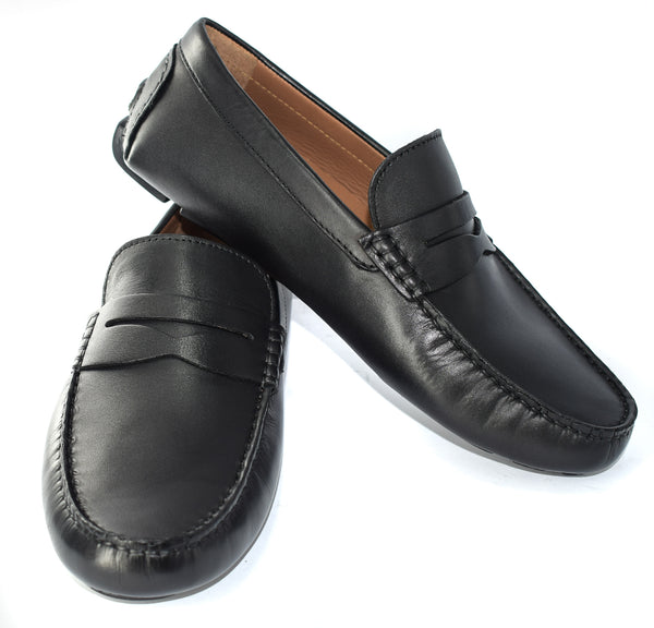 MENS GENUINE LEATHER FORMAL/CASUAL SLIP ON LOAFERS/MOCCASIN